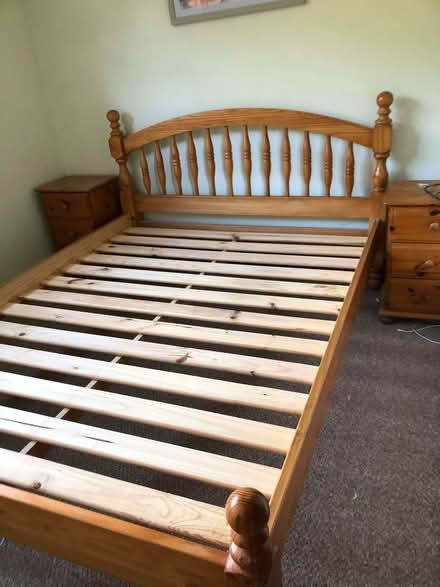 Photo of free Double bed frame (Laneast PL15) #1