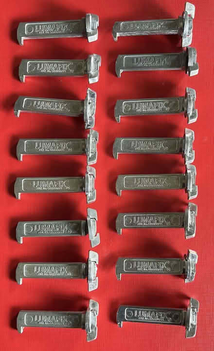 Photo of free Lumafix lighting brackets x 16 (Fords Farm RG31) #1