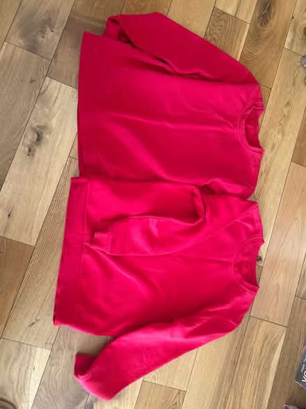Photo of free Red school jumpers aged 11-12 (Withington M20) #1