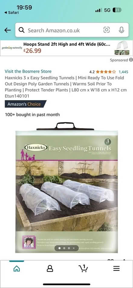 Photo of free Seedling Tunnel (Welwyn, AL6) #2