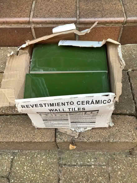 Photo of free White and Green Metro Tiles (Latchford WA4) #2