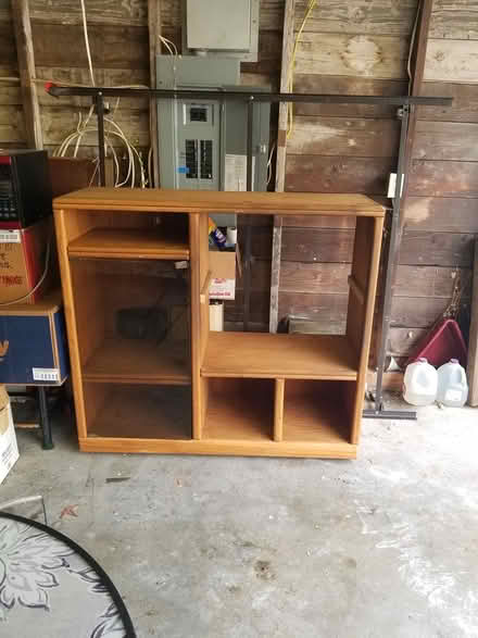 Photo of free Wooden entertainment center (Wedgwood) #1