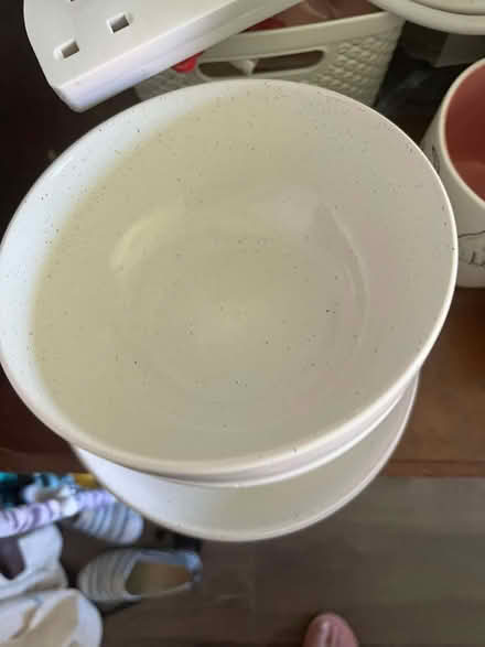 Photo of free 3 Cereal bowls and side plates (Coleridge Ward CB1) #2