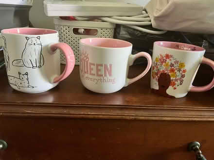 Photo of free 3 pink mugs (Coleridge Ward CB1) #1