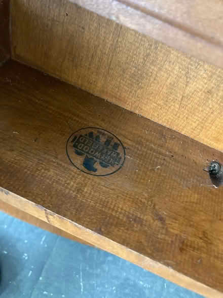 Photo of free Large round wood table (47.5”) (Dobbs Ferry) #4