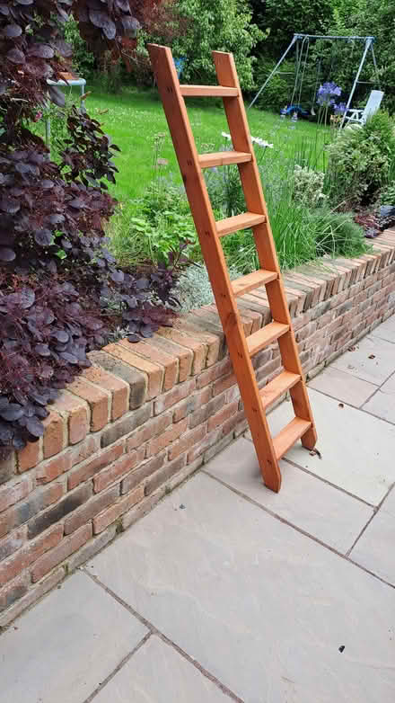 Photo of free Wooden ladder from dismantled playhouse (Dodleston CH4) #1