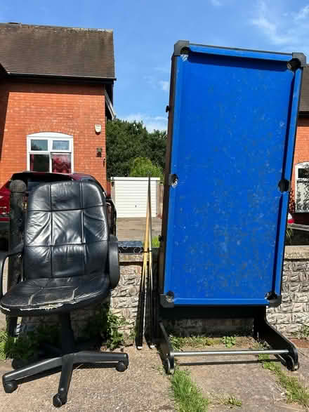 Photo of free Pool table and chair (B31) #1