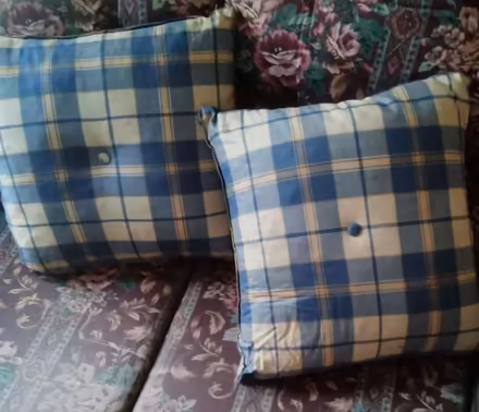 Photo of free 2 seater settee with cushions (Salford M6) #1