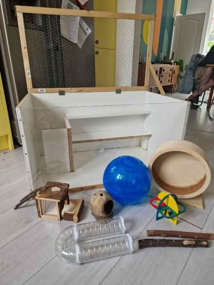 Photo of free Hamster cage and accessories (S11 Broomhall) #1