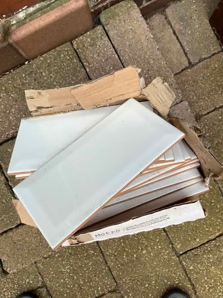 Photo of free White and Green Metro Tiles (Latchford WA4) #1