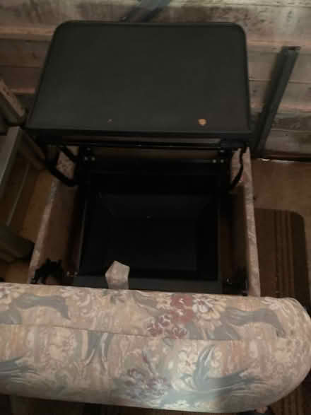 Photo of free Upholstered Footstool (Saltford) #2