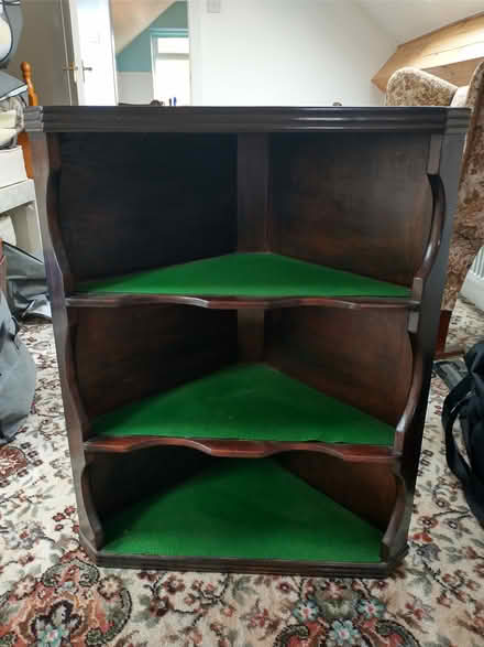 Photo of free Corner wooden shelves (Upton CH49) #2