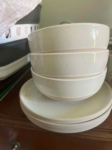 Photo of free 3 Cereal bowls and side plates (Coleridge Ward CB1) #1
