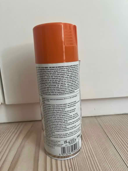 Photo of free Orange spray paint (Highbury and Islington) #2
