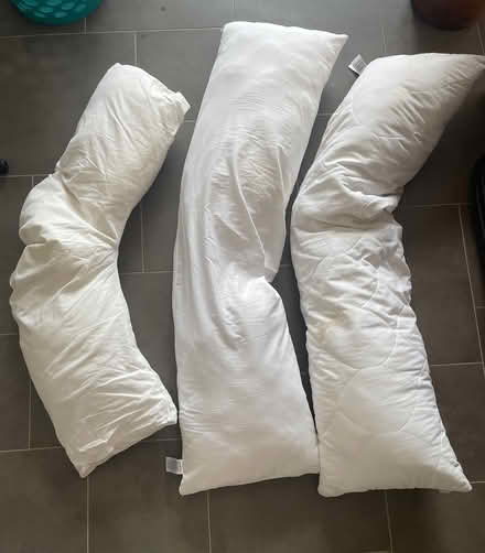 Photo of free 3 bolster pillows (Ewell, KT19) #1