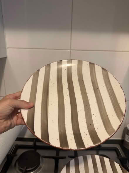 Photo of free 4 large ceramic plates (Hackney, E8) #1