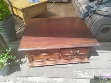 Photo of free Solid wood coffee table (Dunstable) #3