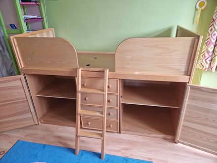 Photo of free child's mid height cabin bed (Ewell, KT19) #1