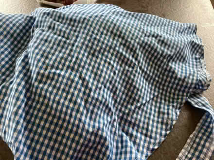 Photo of Blue gingham for fancy dress (Long Marton CA16) #1