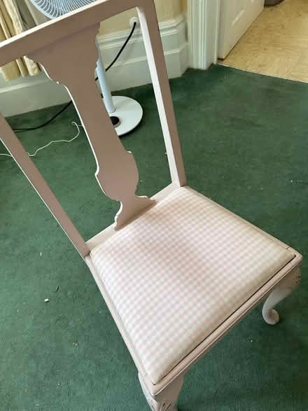 Photo of free Pink Wooden Chair (CT20) #1