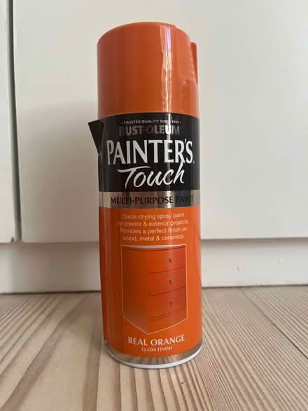 Photo of free Orange spray paint (Highbury and Islington) #1