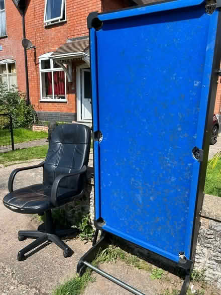 Photo of free Pool table and chair (B31) #2