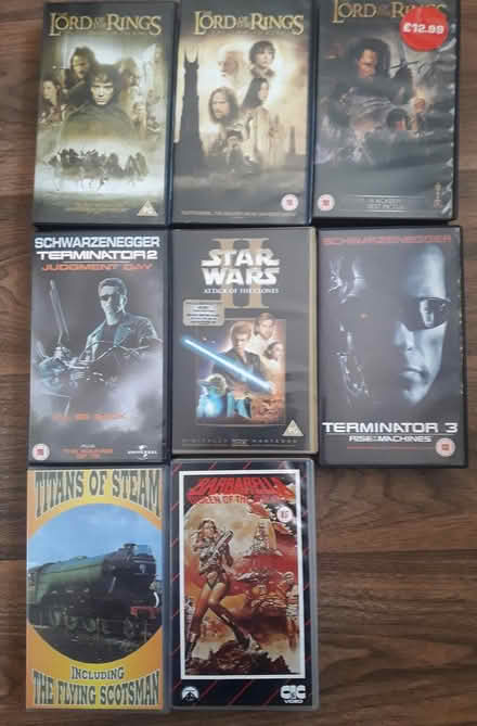 Photo of free 8 VHS videocassettes (Newbury RG14) #1