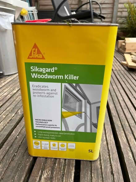Photo of free Silkagard Wood worm protection (Woodseats S8) #1