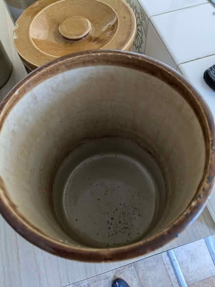 Photo of free Vintage Earthenware Storage Jars (Upper Hartfield TN7) #3