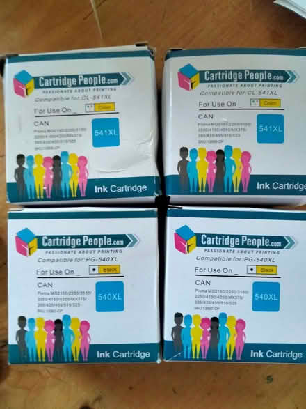 Photo of free Canon Pixma colour and black ink cartridges (Woodford IG8) #1