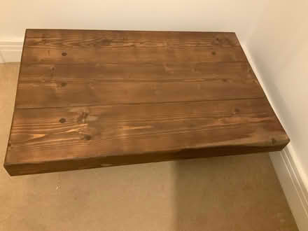 Photo of free Solid heavy low table (Leighton Buzzard) #1