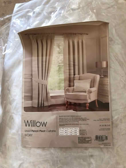 Photo of free Unused ivory Dunelm curtains (OX14 Drayton) #1