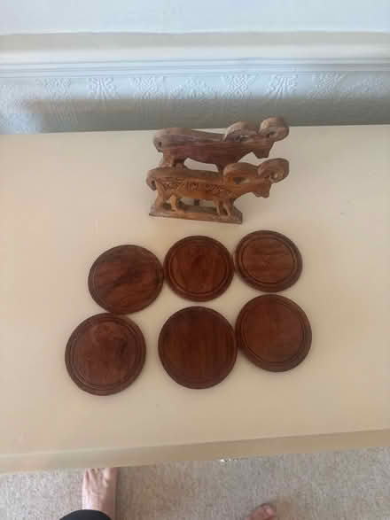 Photo of free Wooden coasters (St. Leonard’s TN38) #1