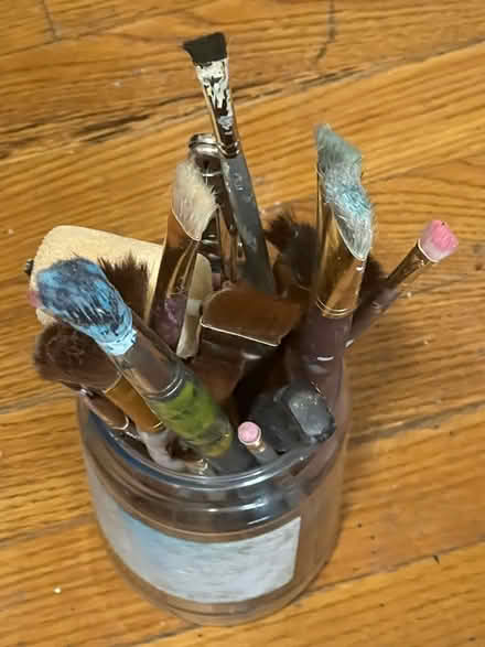 Photo of free Jar of art supplies (Kingsbridge, The Bronx) #1