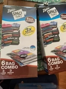 Photo of free assorted sizes space bags (North Brunswick-off Rte 1) #1
