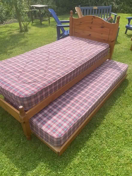Photo of free Pine trundle bed (Haddington EH41) #3