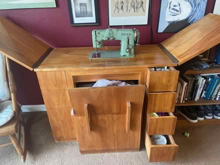 Photo of free Sewing machine & custom cabinet (North west Dublin) #1