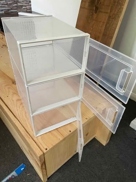 Photo of free Stackable storage boxes (South Ham RG22) #3
