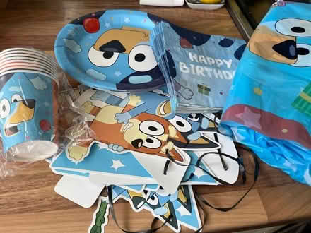 Photo of free Bluey Party Items (leftover) (SW15 Putney Heath) #1