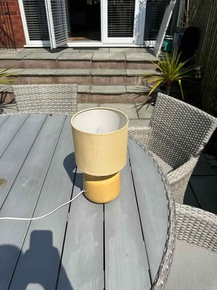 Photo of free Ochre table lamp (SK4) #1