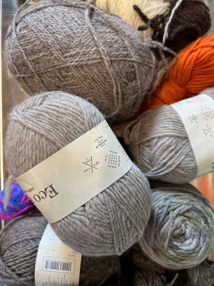 Photo of free Bag of pure wool yarns - mostly greys (Harley Shute TN38) #2
