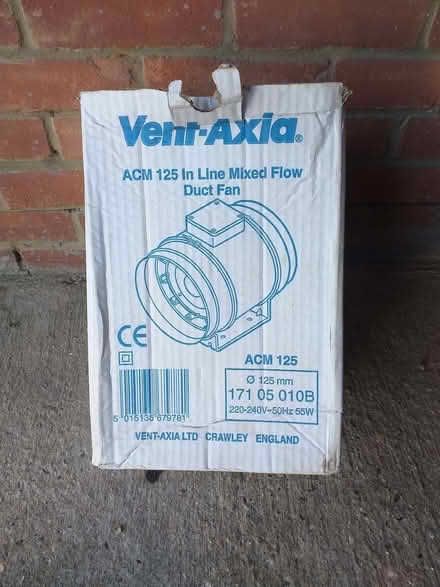 Photo of free Vent Axia Duct Fan (The Nurserylands TW12) #1