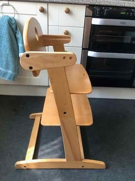 Photo of free wooden toddler high chair (Heaton BD9) #1