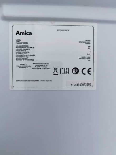 Photo of free Amica BC2763 integrated fridge (spares or repair) (Deganwy LL30) #3