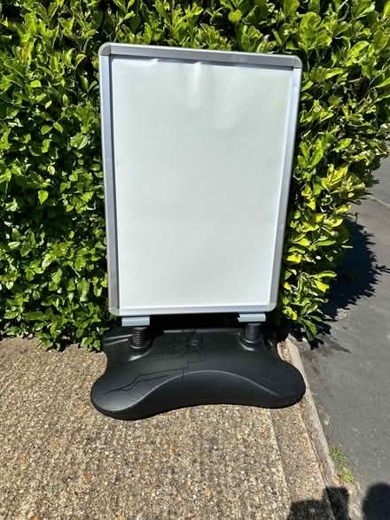 Photo of free Water Base Standing Whiteboard Sign (SG15) #2