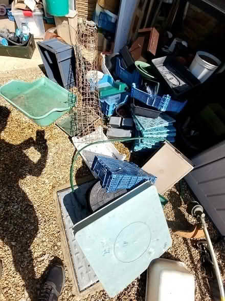 Photo of free Garden/Gardening items: Crates, trays, bamboos, pots, mattin (Aston Clinton HP22) #2