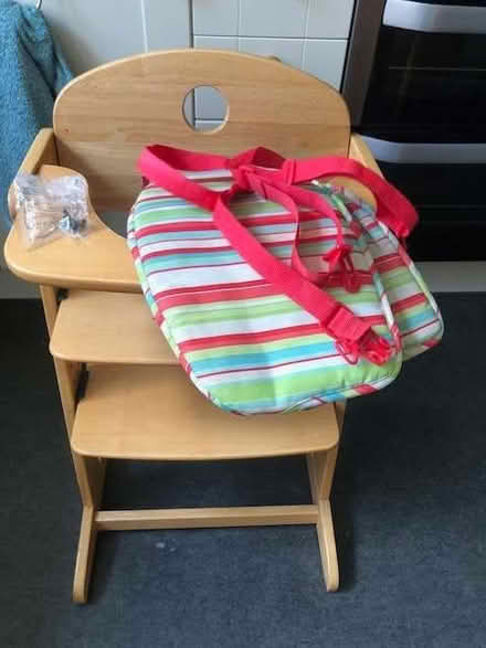 Photo of free wooden toddler high chair (Heaton BD9) #3