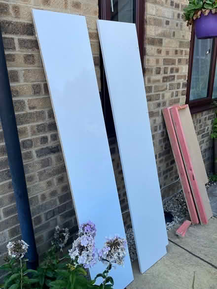 Photo of free wood and melamine shelves (Abingdon) #1