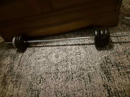Photo of free Dumbells and bar (West Harrow) #2