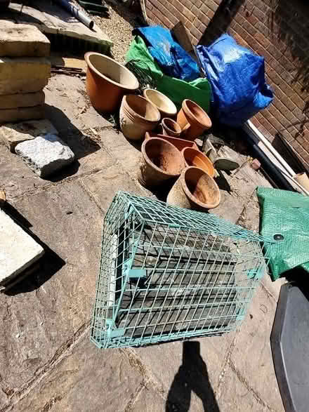 Photo of free Garden/Gardening items: Crates, trays, bamboos, pots, mattin (Aston Clinton HP22) #3